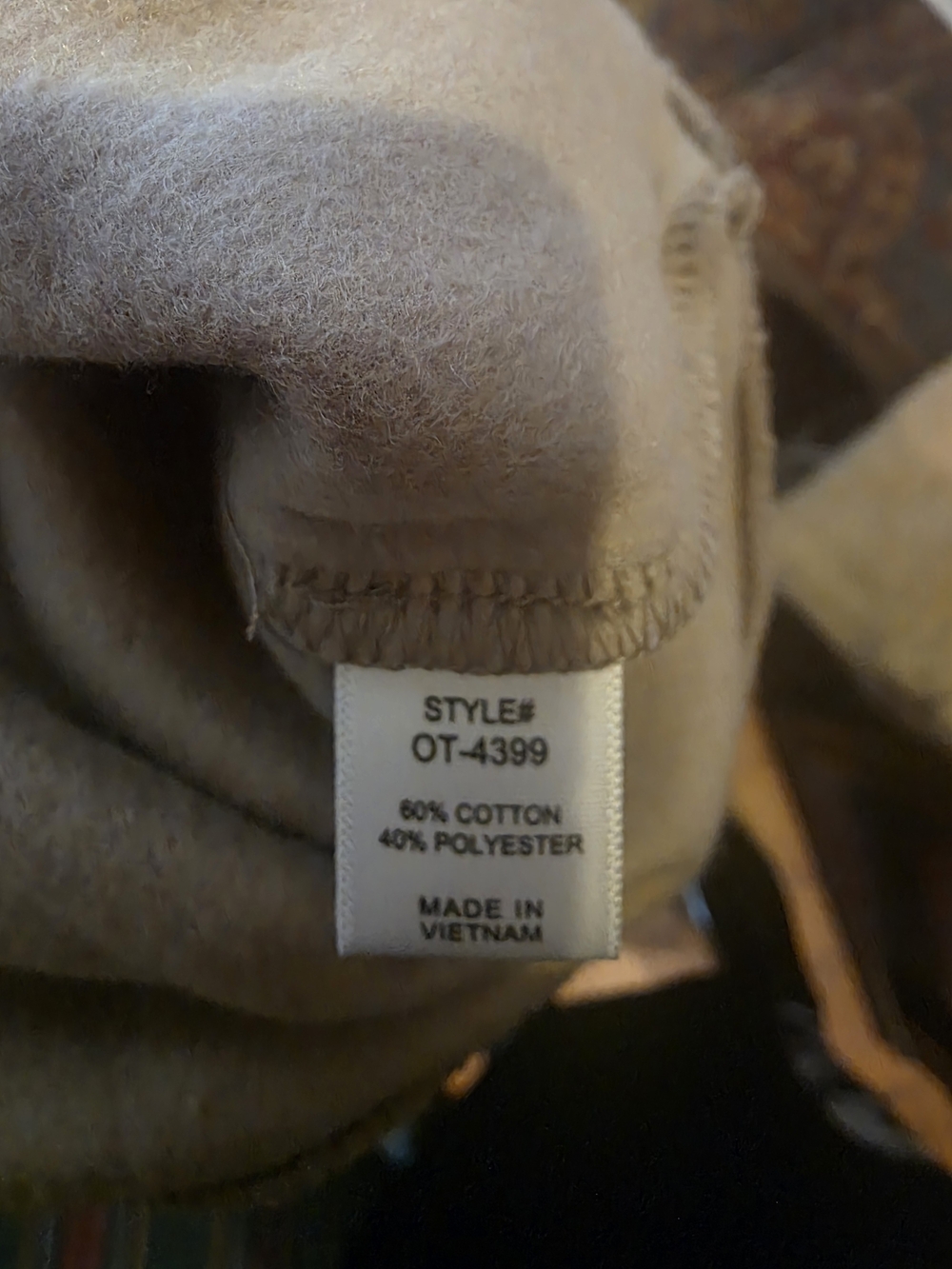 Zenana Outfitters Taupe Crewneck Sweatshirt & Jogger Set - Picture 5 of 5